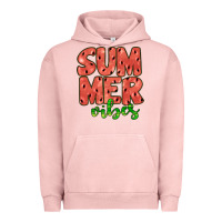 Pigment Salmon summer vibes Urban Hoodie - JahusDesignShop