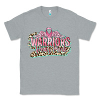 Heather Grey warriors wear pink breast cancer Classic Tee - CowGirlArtShop