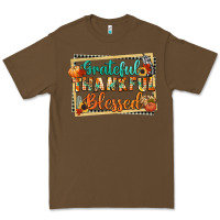 Cacao thankful grateful blessed Premium Tee - CowGirlArtShop