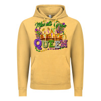 Vintage Mustard mardi gras queen Vintage Hoodie - FaDigitalArtStudio