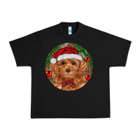Black Christmas Toy Poodle Urban Heavy Tee - RanaPortraitStore