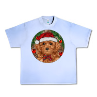 Grape Ice Christmas Toy Poodle Urban Heavy Tee - RanaPortraitStore