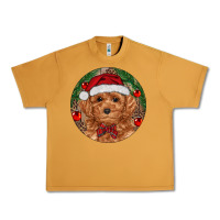 Peanut Butter Christmas Toy Poodle Urban Heavy Tee - RanaPortraitStore