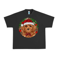 Pigment Black Christmas Toy Poodle Urban Heavy Tee - RanaPortraitStore