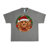 Tornado Christmas Toy Poodle Urban Heavy Tee - RanaPortraitStore