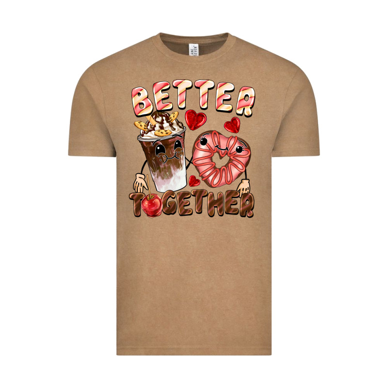 Better Together Valentine's Day Vintage Tee by FaDigitalArtStudio | Teevron