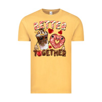 Vintage Mustard Better together Valentine's Day Vintage Tee - FaDigitalArtStudio