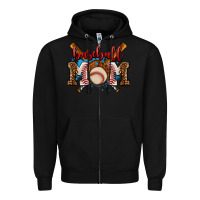 Black baseball mom Zipper Hoodie - AdoDesignShop
