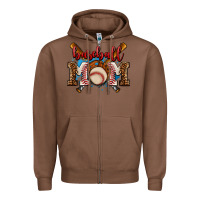 Chestnut baseball mom Zipper Hoodie - AdoDesignShop