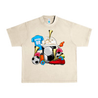Sandshell Soccer Frappe Coffee Urban Heavy Tee - FaDigitalArtStudio