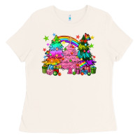 Bone pride christmas trees Ladies Tee - HowdyJamesFarm