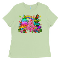 Matcha pride christmas trees Ladies Tee - HowdyJamesFarm
