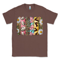 Chestnut Easter Brushstroke With Quail Eggs Daisy And Bunny Classic Tee - RanaPortraitStore