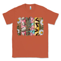 Copper Easter Brushstroke With Quail Eggs Daisy And Bunny Classic Tee - RanaPortraitStore