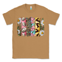 Toasted Coconut Easter Brushstroke With Quail Eggs Daisy And Bunny Classic Tee - RanaPortraitStore