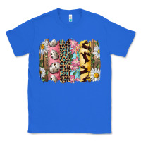 True Royal Easter Brushstroke With Quail Eggs Daisy And Bunny Classic Tee - RanaPortraitStore