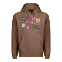 Chestnut Floral Daisy Mother Premium Hoodie - RanaPortraitStore