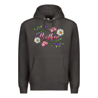 Smoke Floral Daisy Mother Premium Hoodie - RanaPortraitStore