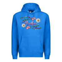 True Royal Floral Daisy Mother Premium Hoodie - RanaPortraitStore