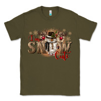 Army Green im snow cute Classic Tee - CowGirlArtShop