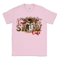 Bubblegum Pink im snow cute Classic Tee - CowGirlArtShop