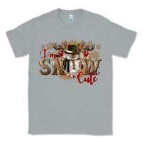 Heather Grey im snow cute Classic Tee - CowGirlArtShop