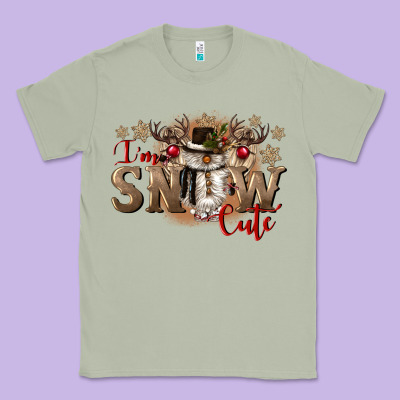 Im Snow Cute Classic Tee Designed By Cowgirlartshop