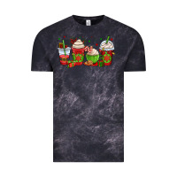 Cloud Black christmas coffee cups Vintage Tee - OliviaCreatesArt
