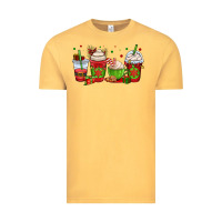 Vintage Mustard christmas coffee cups Vintage Tee - OliviaCreatesArt
