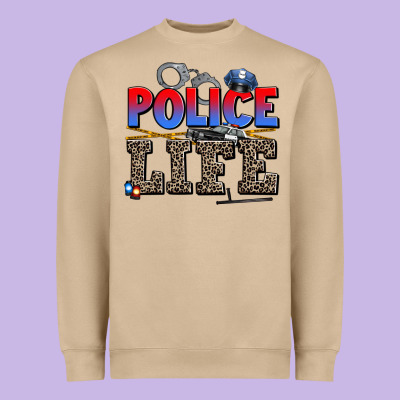 Police Life Heavyweight Sweatshirt Designed By Adodesignshop