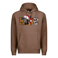 Chestnut love christmas black angus Premium Hoodie - LillyAllenDesigns