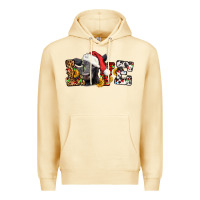 Pina Colada love christmas black angus Premium Hoodie - LillyAllenDesigns