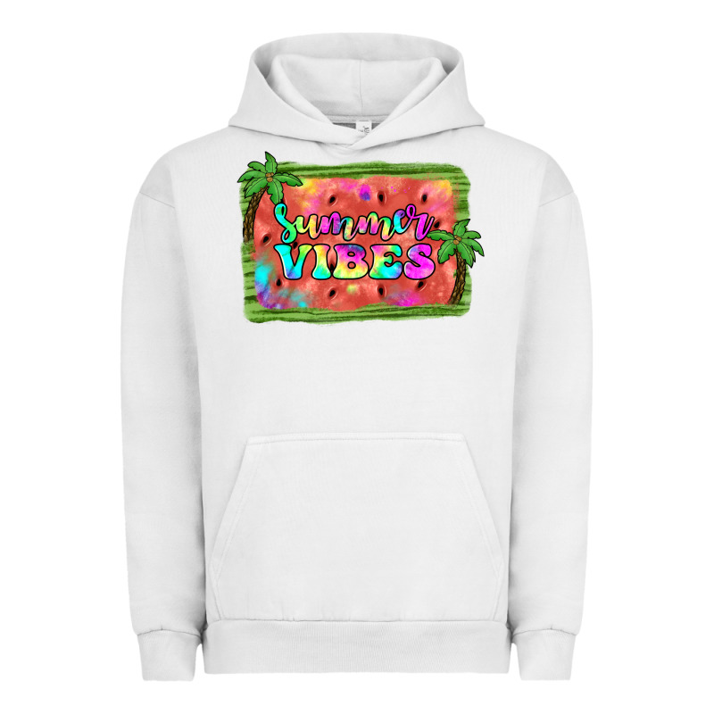 Summer Vibes Watermelon Urban Hoodie by JahusDesignShop | Teevron