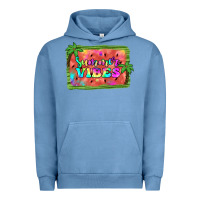 Pigment Pebble Blue summer vibes watermelon Urban Hoodie - JahusDesignShop