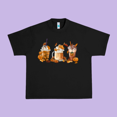 Fall Coffees Urban Heavy Tee Designed By Fadigitalartstudio