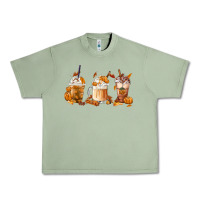Oil Green Fall Coffees Urban Heavy Tee - FaDigitalArtStudio