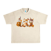 Sandshell Fall Coffees Urban Heavy Tee - FaDigitalArtStudio