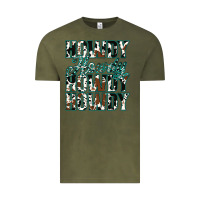 Vintage Olive Howdy Cowhide Turquoise Vintage Tee - Jasminsmagicworld