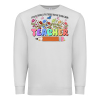 Dove Grey teacher wildflowers kopyası Premium Sweatshirt - JahusDesignShop