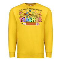 Lemon teacher wildflowers kopyası Premium Sweatshirt - JahusDesignShop
