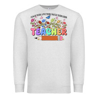 Oatmeal Heather teacher wildflowers kopyası Premium Sweatshirt - JahusDesignShop