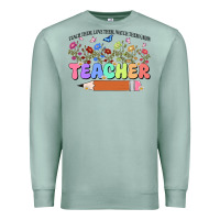 Seafoam teacher wildflowers kopyası Premium Sweatshirt - JahusDesignShop