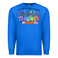 True Royal teacher wildflowers kopyası Premium Sweatshirt - JahusDesignShop