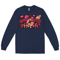 Navy One loved mama Long Sleeve Tee - FaDigitalArtStudio