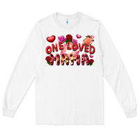 White One loved mama Long Sleeve Tee - FaDigitalArtStudio