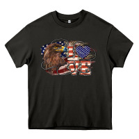 Asphalt Love America Eagle 4th of july Heavy Core Tee - HowdyJamesFarm