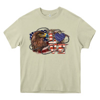 Love America Eagle 4th Of July Heavy Core Tee | Teevron