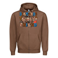 Chestnut diamonds are a girl's best friend Zipper Hoodie - AdoDesignShop