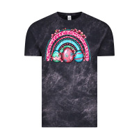 Cloud Black Easter eggs rainbow Vintage Tee - OliviaCreatesArt