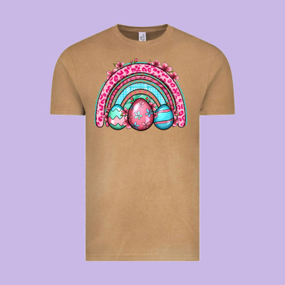 Easter Eggs Rainbow Vintage Tee Designed By Oliviacreatesart